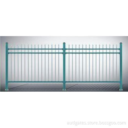 Industrial Safety Ornamental Aluminum Fence , Metal Garden